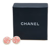 Chanel Resin Camellia Clip-On Drop Earrings Secondhand