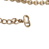 Dior Gold Plated Logo Pendant Necklace Secondhand
