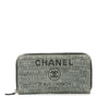 Chanel Tweed Deauville Continental Wallet Secondhand