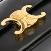 Secondhand Celine Shiny Calfskin Triomphe Claude Shoulder Bag