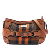 Burberry Mega Check Canvas and Leather Belted Crossbody Secondhand