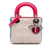 Dior Mini Tricolor Lambskin Cannage Lady Dior Secondhand