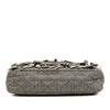 Chanel Medium Classic Canvas Sequin Stripes Double Flap Secondhand