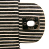 Chanel Medium Classic Canvas Sequin Stripes Double Flap Secondhand