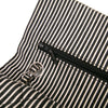 Chanel Medium Classic Canvas Sequin Stripes Double Flap Secondhand