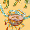 Hermès Les Fetes du Roi Soleil Silk Scarf 90 Secondhand