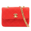 Chanel Mini Quilted Jersey Single Flap Secondhand