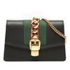 Gucci Super Mini Calfskin Web Sylvie Chain Crossbody Secondhand