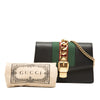 Gucci Super Mini Calfskin Web Sylvie Chain Crossbody Secondhand