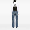 Bottega Veneta Nappa Intrecciato Trimmed Drawstring Flap Backpack Secondhand