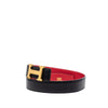 Hermès Epsom and Box Calf Constance H Reversible Belt Secondhand