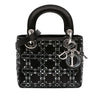 Secondhand Dior Mini Satin Cannage Strass Crystal Embellished Lady Dior