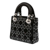 Secondhand Dior Mini Satin Cannage Strass Crystal Embellished Lady Dior