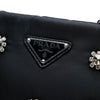 Prada Tessuto Catene Crystal Embellished Chain Crossbody Secondhand