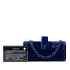 Chanel Mini CC Quilted Velvet Phone Holder with Chain Secondhand
