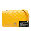 Chanel Crumpled Calfskin Bi Quilted Vintage Full Flap Secondhand