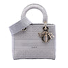 Dior Medium Embroidered Canvas Cannage Lady D Lite Secondhand