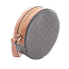 Celine Triomphe Coated Canvas Round Purse on Strap Secondhand