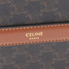Celine Triomphe Coated Canvas Round Purse on Strap Secondhand