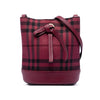 Burberry Baby Overdyed Canvas Horseferry Check Bucket Bag Secondhand
