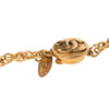 Chanel Gold Plated Rhinestone Faux Pearl Chain Long Necklace Secondhand