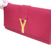 Saint Laurent Leather Chyc Ligne Clutch Secondhand