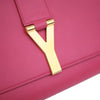 Saint Laurent Leather Chyc Ligne Clutch Secondhand