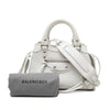 Balenciaga Mini Calfskin Motocross Neo Classic City Satchel Secondhand