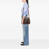 Burberry Smoked Check Coated Canvas Satchel Secondhand