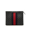 Gucci GG Supreme Web Clutch Secondhand