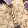 Gucci GG Canvas Jackie Piston Lock Tote Secondhand