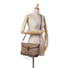 Secondhand Burberry Vintage Check Canvas Flap Satchel