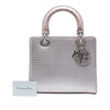 Dior Medium Metallic Patent Microcannage Lady Dior Secondhand