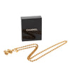Chanel CC Quilted Gold Plated Pendant Necklace Secondhand