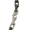 Louis Vuitton Stainless Steel Strass Monogram Chain Necklace Secondhand