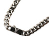 Louis Vuitton Brass Monogram Row Necklace Secondhand