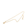 Dior Gold Plated CD Logo Pendant Necklace Secondhand