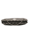 Chanel Quilted Metallic Distressed Lambskin CC Crystal Flap Secondhand