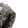 Chanel Quilted Metallic Distressed Lambskin CC Crystal Flap Secondhand