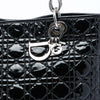 Dior Patent Cannage Lady Dior Soft Shopping Tote Secondhand