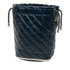 Gucci Mini GG Marmont Matelasse Diagonal Leather Torchon Bucket Bag Secondhand