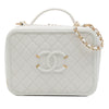 Chanel Large Caviar CC Filigree Vanity Case Secondhand