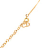 Dior Gold Plated CD Logo Oval Pendant Necklace Secondhand
