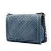 Chanel Large Quilted Denim Boy Flap Secondhand