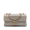 Chanel Jumbo CC Quilted Crumpled Calfskin Straight Flap Secondhand