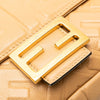 Fendi Zucca Embossed Leather Baguette Satchel Secondhand