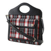 Burberry Mini Plaid Canvas Pocket Satchel Secondhand