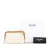 Celine Triomphe Coated Canvas Clutch On Chain Secondhand