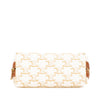 Celine Triomphe Coated Canvas Clutch On Chain Secondhand