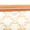 Celine Triomphe Coated Canvas Clutch On Chain Secondhand